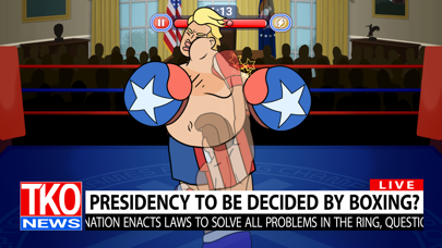 Election Year Knockout: Boxing poster