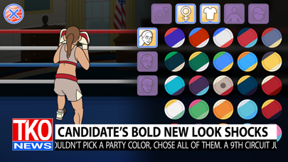 Election Year Knockout: Boxing poster