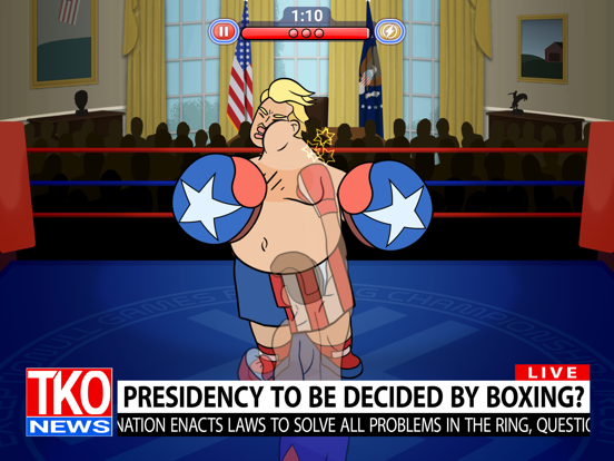 Election Year Knockout: Boxing poster