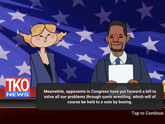 Election Year Knockout: Boxing poster