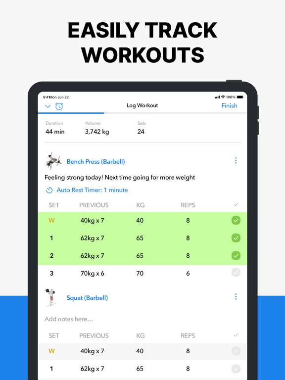 Hevy - Workout Tracker Gym Log poster