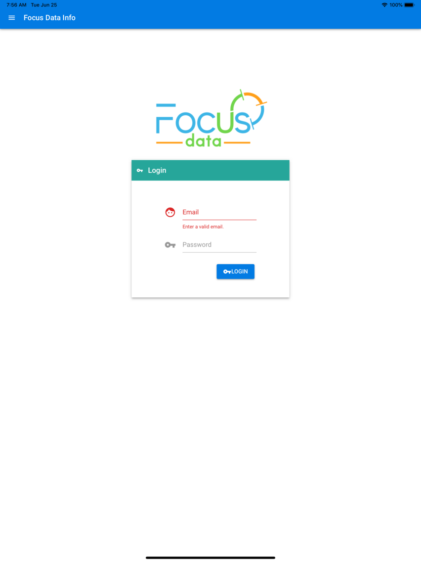 Focus Data Info poster
