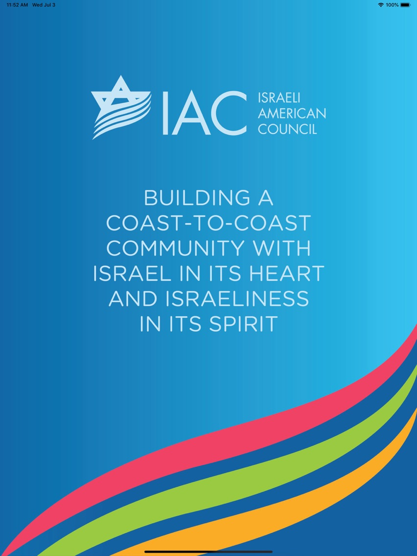 Israeli-American Council poster