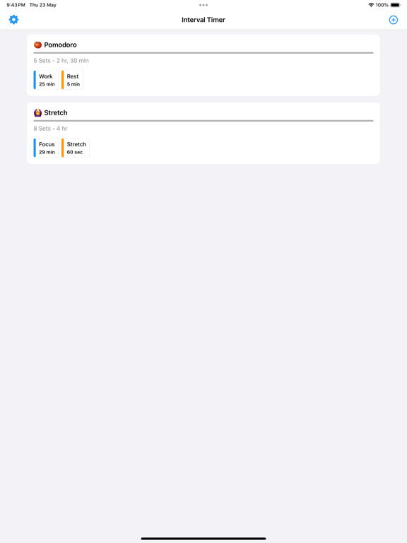 Interval Timer for Tasks poster