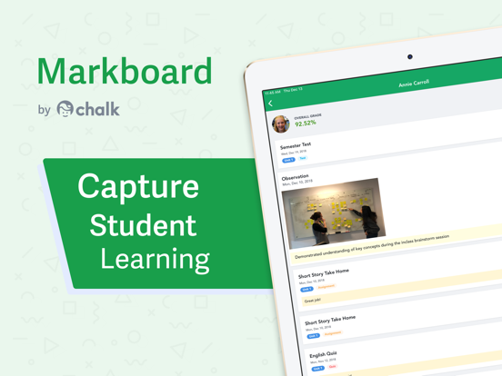 Markboard poster