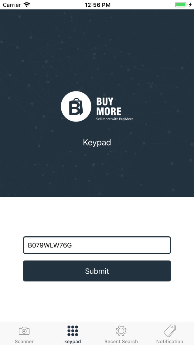 Buymore-Barcode Scanner Plakat
