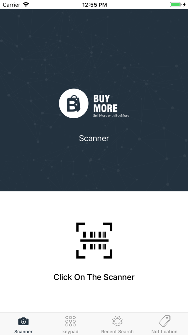 Buymore-Barcode Scanner Plakat