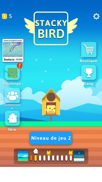 Stacky Bird: Pas de jeux Wifi Affiche