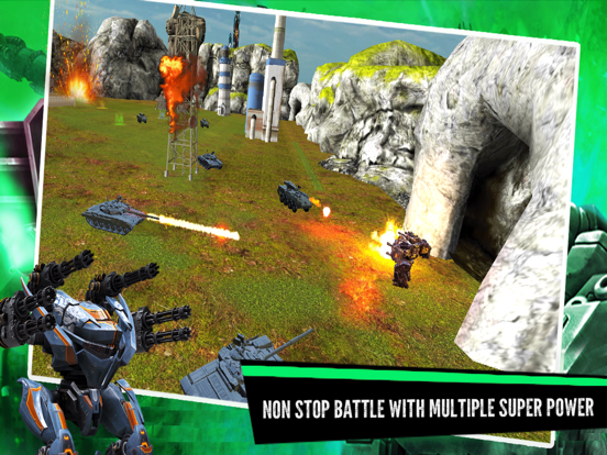 Robots War robot fighting game poster
