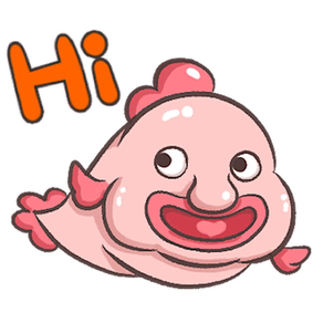 Blobfish Sticker