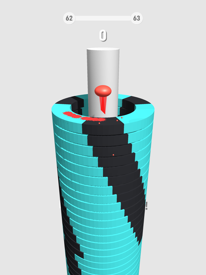 Spinny Stack vs Ball 3D poster