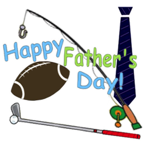 Happy Fathers Day Icon Sticker