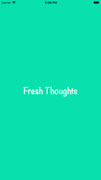 Fresh Thoughts poster