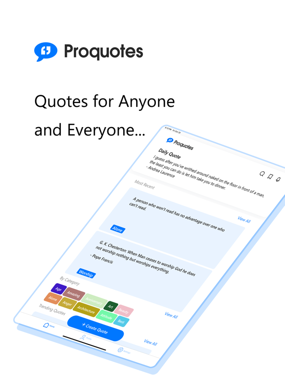 Proquotes poster