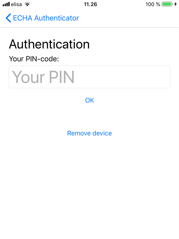 Echa Authenticator poster