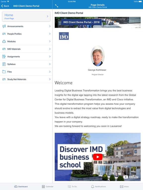 IMD Learning App poster