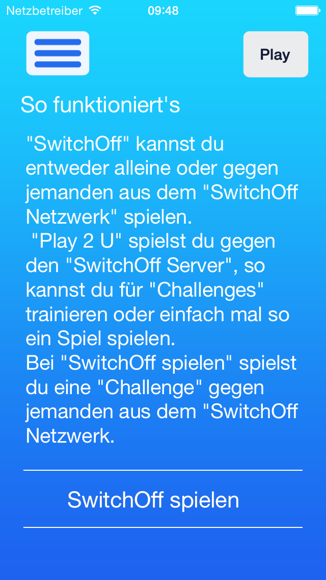 SwitchOff (DE) Plakat