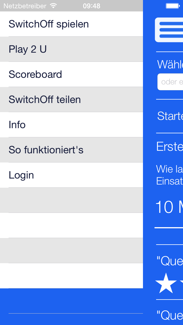 SwitchOff (DE) Plakat