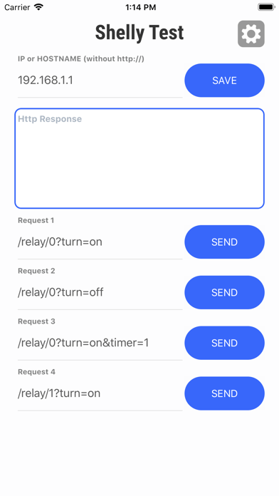 Shelly LAN API Test poster