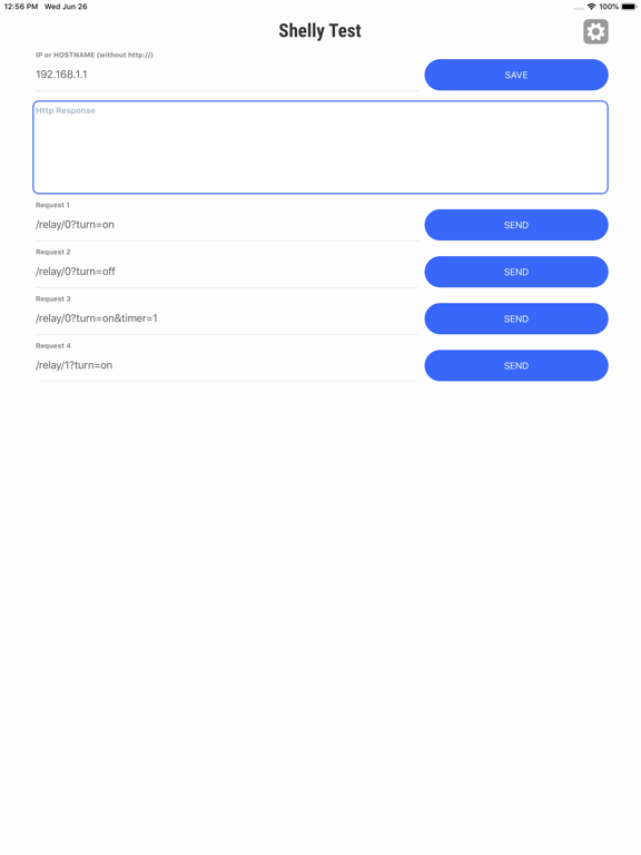 Shelly LAN API Test poster