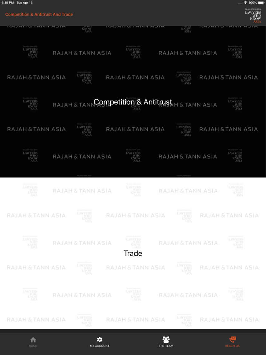 RTA Competition & Trade Cartaz
