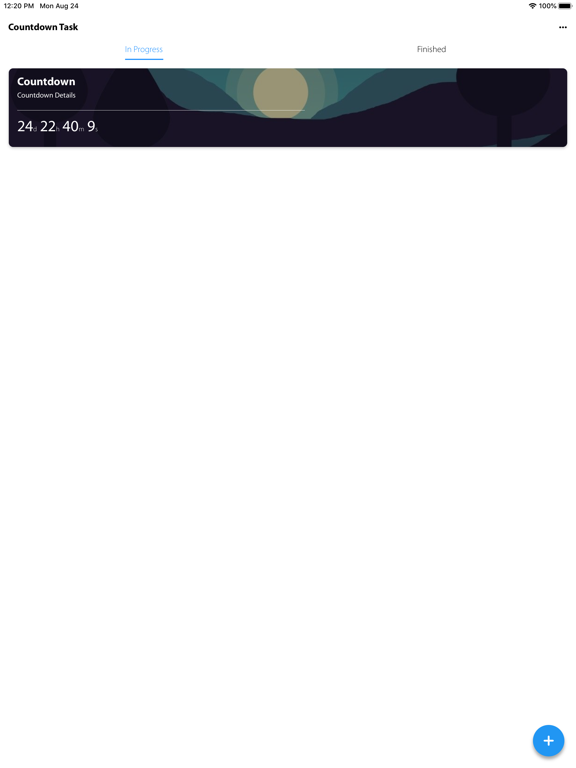 Countdown Task poster