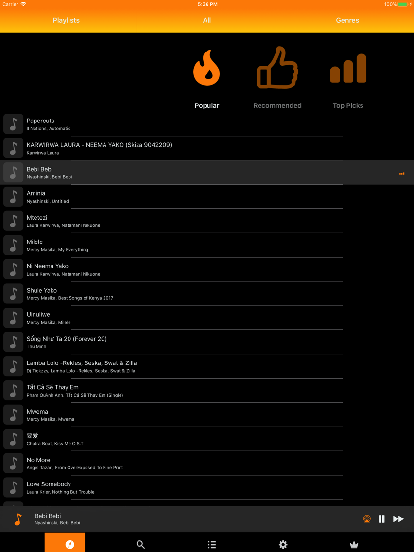XM Unlimited Music Streaming pour iOS (iPhone/iPad) Téléchargement