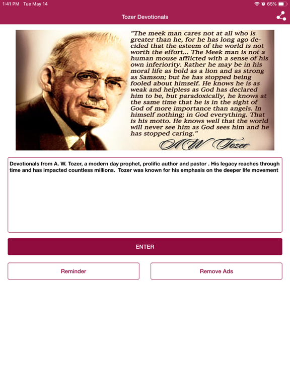 Devotionals by AW Tozer poster