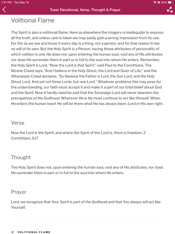 Devotionals by AW Tozer poster