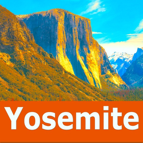 Yosemite National Park Map, CA