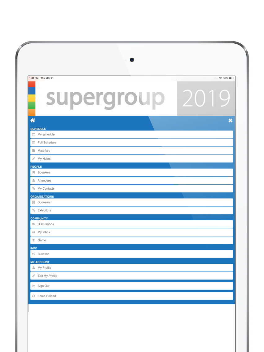 Supergroup 2019 poster