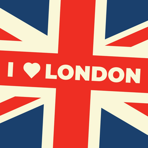 Vintage I Love London Sticker