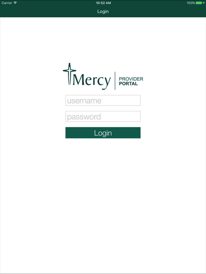 Mercy Provider Portal poster
