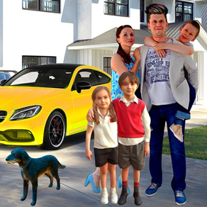 Happy Virtual Mother Family 3D