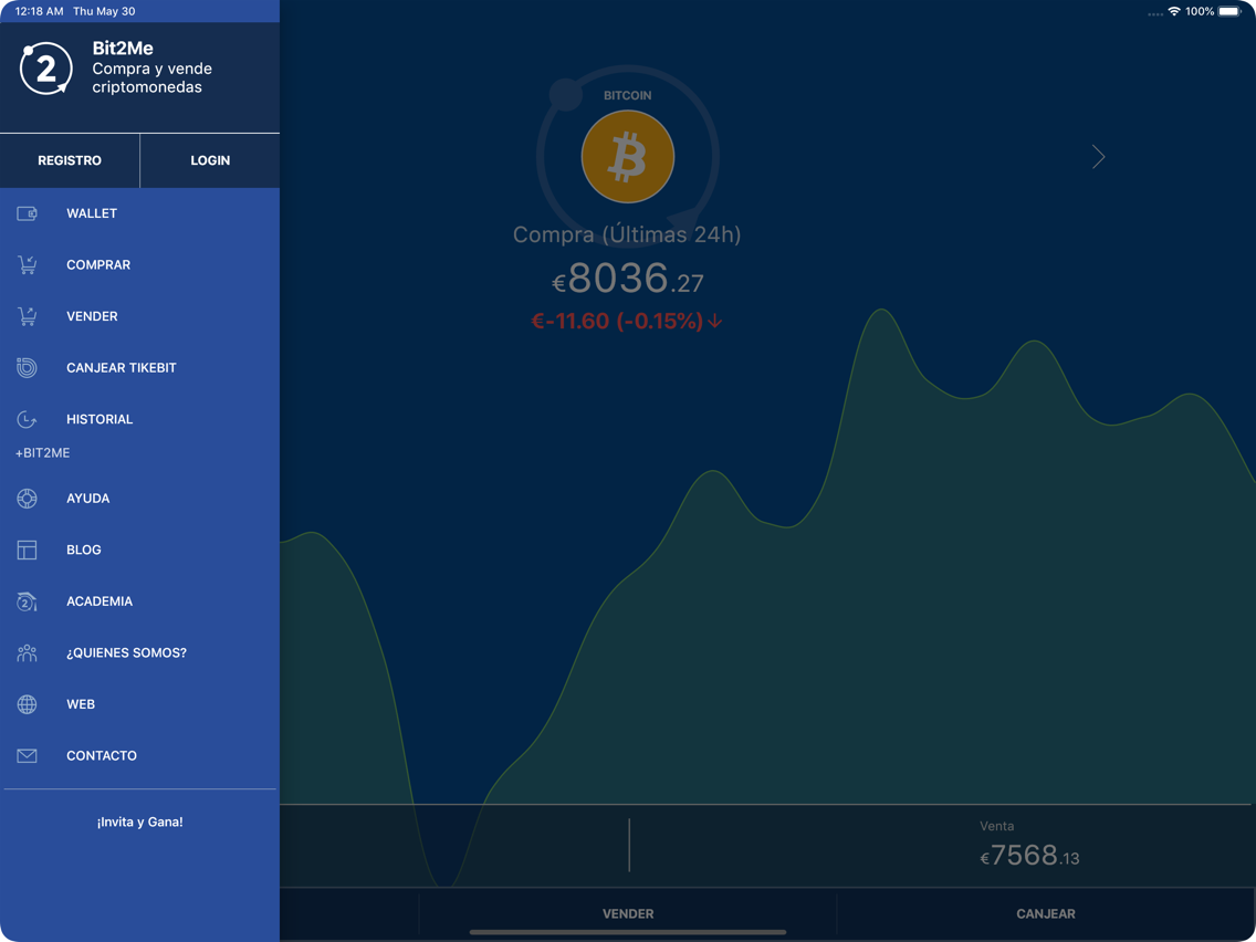Bit2Me - Buy Bitcoin for iOS (iPhone/iPad) - Free Download at AppPure