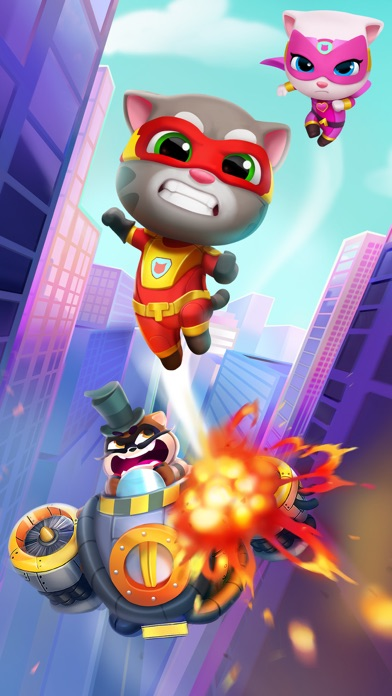 Talking Tom Hero Dash abre pré-registro para Android e iOS