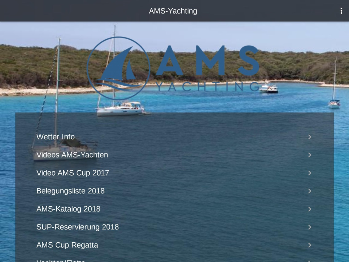 AMS Yachting poster