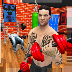 Pretend Gym Weight Loss Game