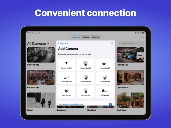 Faceter Video Surveillance poster