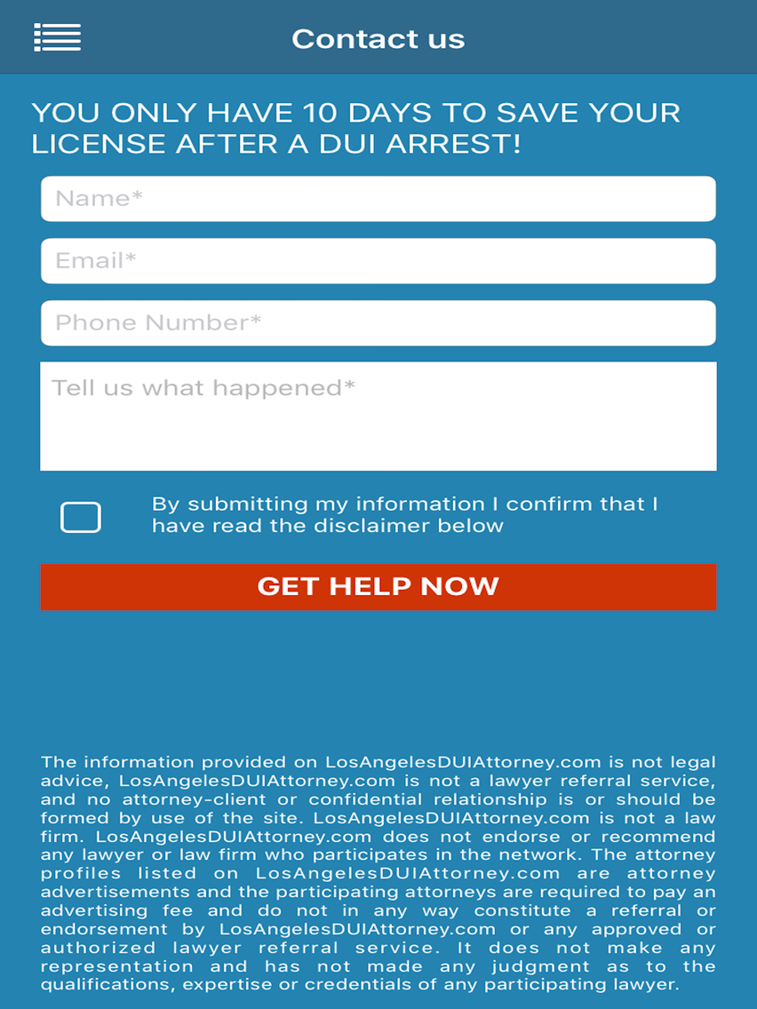 Los Angeles DUI Lawyer poster