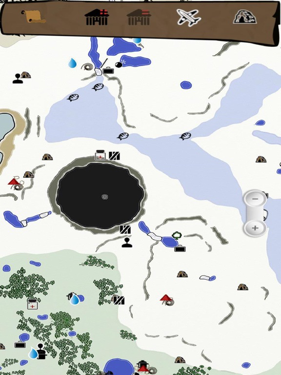 Map for The Forest poster