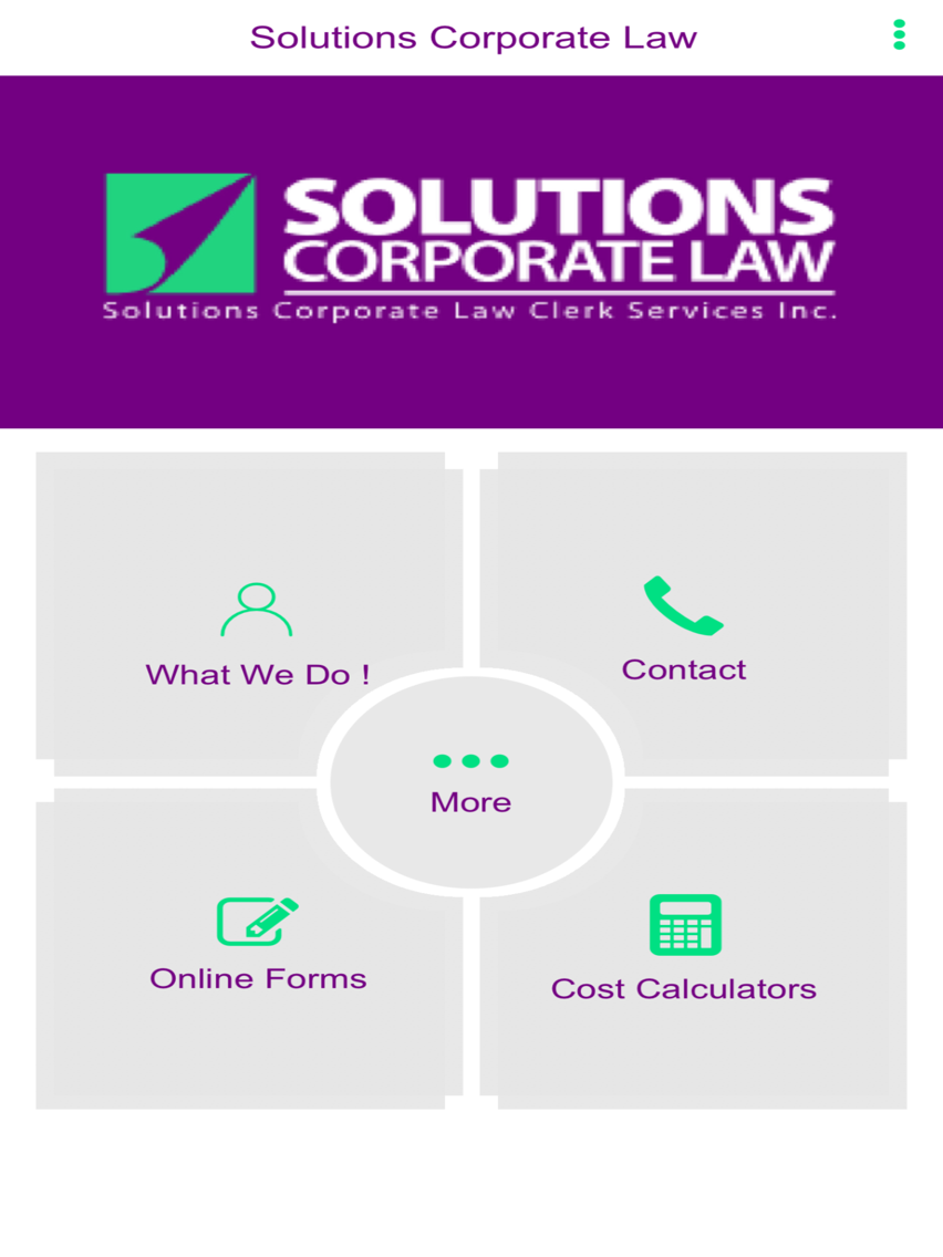 Solutions Corporate Law poster