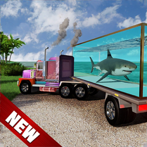 Sea Animal Cargo Truck Driving