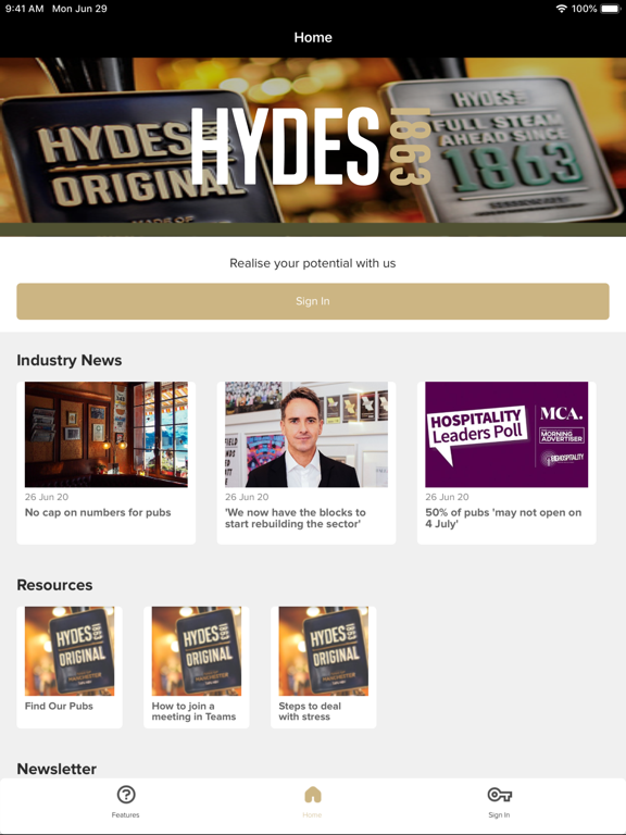 Hydes Online poster