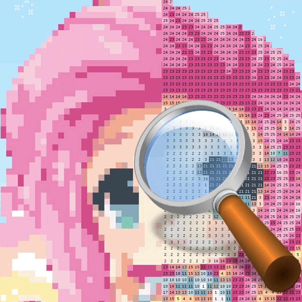 Color By Number Anime for iOS (iPhone/iPad) Free Download at AppPure