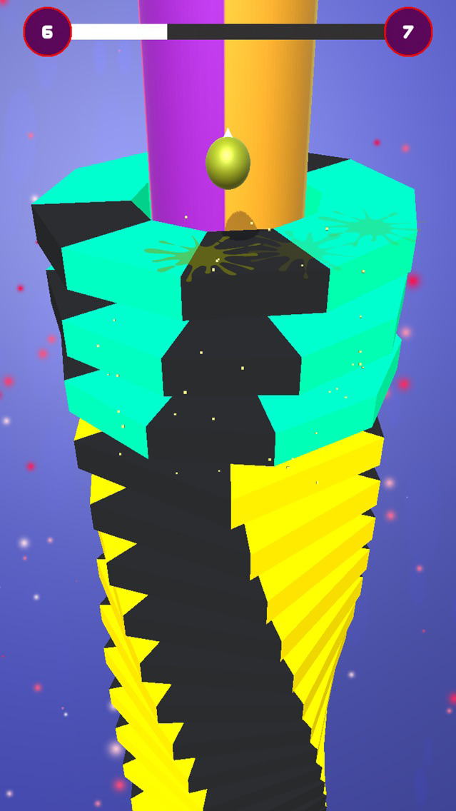 music stack ball 3D poster