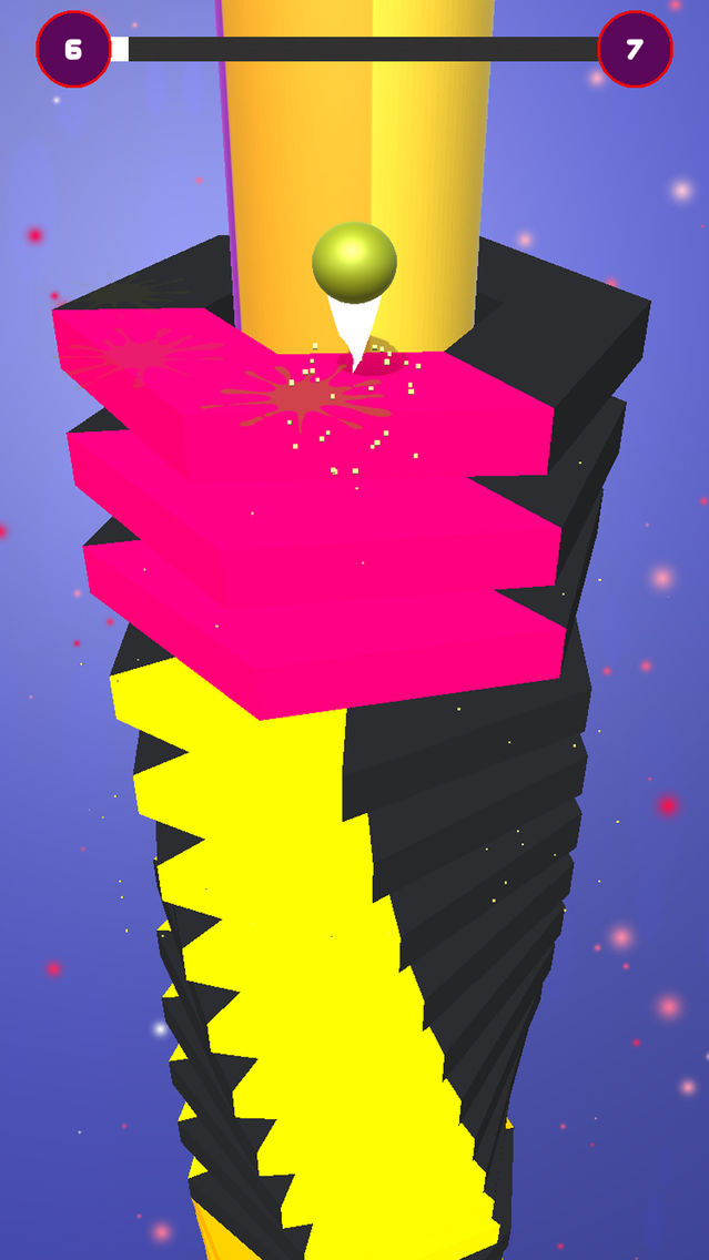 music stack ball 3D poster
