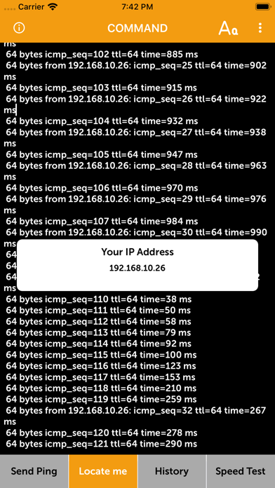 Cmd for iPhone - Ping & Speed poster