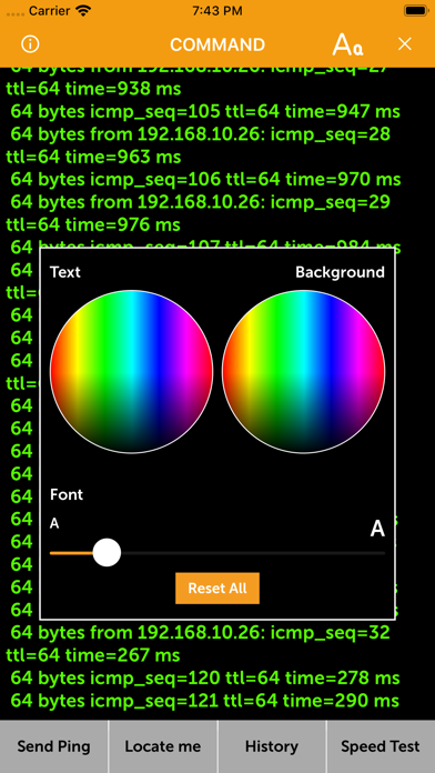 Cmd for iPhone - Ping & Speed poster