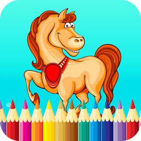 Horse Coloring-Interactive Colorfy Secret Editing